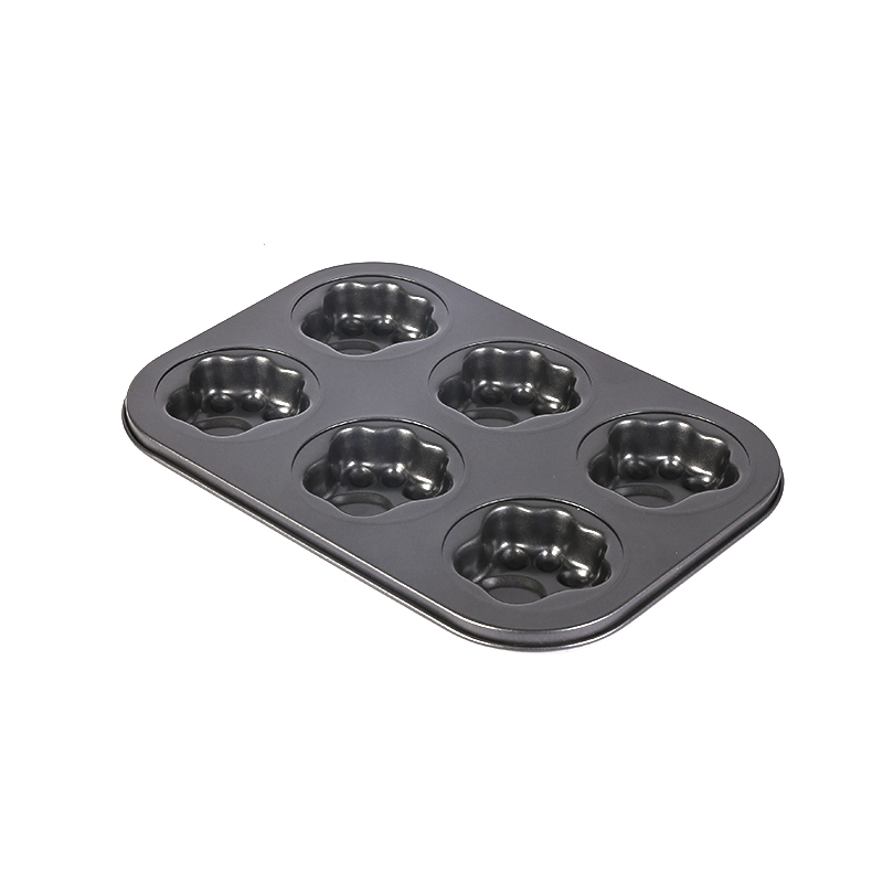 Molde Para Pastel Y Muffins Con Forma De Patas De Gato De 6 Tazas