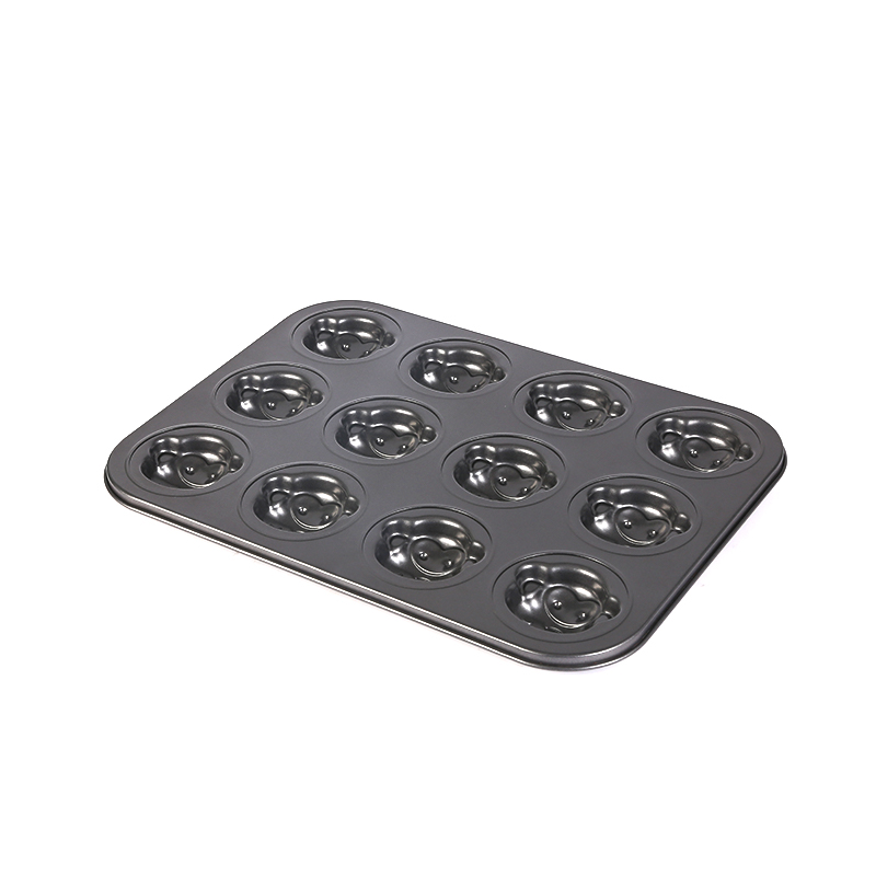 Molde para Tartas Muffins con Forma de Mono 12 Tazas